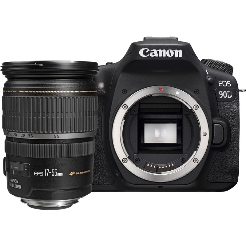 מצלמה Dslr (רפלקס) קנון Canon 90D +Canon EF-S 17-55mm f/2.8 IS USM - קיט