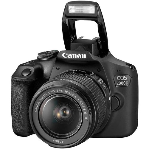 מצלמה Dslr (רפלקס) Canon Eos 2000d + 18-55 is + 75-300mm - קיט