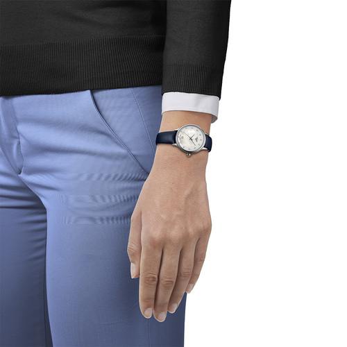 Tissot T1332101611600 לנשים יהלומים סט עם רצועה מתנה