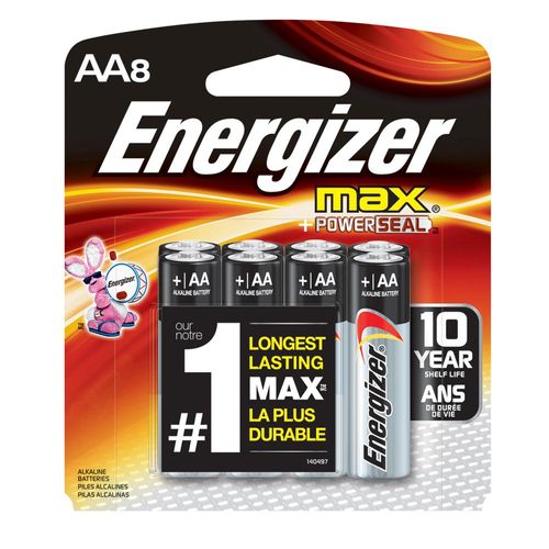batteries AA Energizer 8 pack