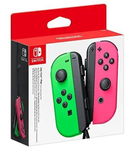 Nintendo Switch JoyCons Green/Pink יבוא נינטנדו