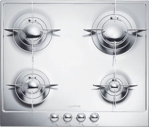 כיריים גז 4 להבות דגם P64ES  SMEG נירוסטה