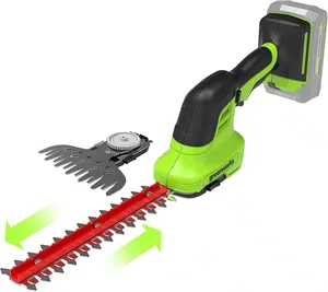 מגזמת עיצוב שיחים + קוצץ שוליים | 24V | שתיים באחד | גוף בלבד 