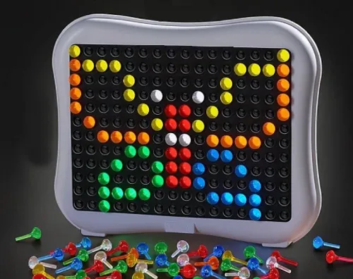 לוח יתדות מואר Lite Brite