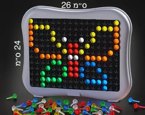 לוח יתדות מואר Lite Brite