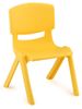 כיסא גן לילדים מפלסטיק מחוזק ניתן לערום בצבע צהוב