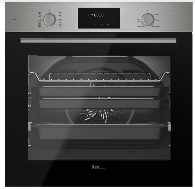 תנור אפייה בנוי Sol HO-1805 Diamond Air Fry - צבע נירוסטה