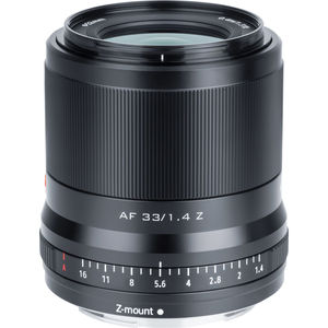 עדשת וילטרוקס - Viltrox AF 33mm f/1.4 Z for Nikon Z Mount