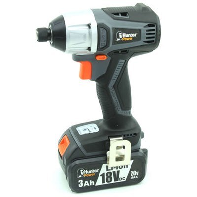 מברגת אימפקט BrushLess נטענת 18V | עם 2 סוללות 3Ah | מטען 3Ah ותיק בד 100312-014