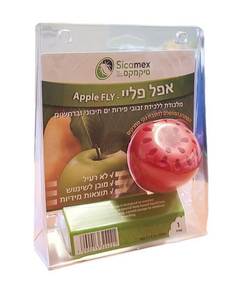אפל פליי Apple Fly - מלכודת ללכידת זבוב הפירות וברחשים במטבח - ללא רעלים סיקמקס