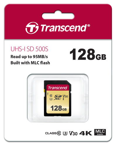 Transcend 128GB UHS-I SD 500S