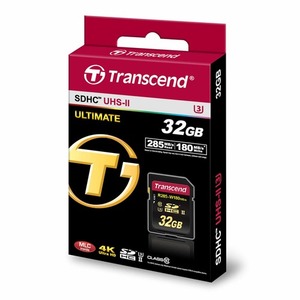 כרטיס זיכרון Transcend 32GB SDXC Class10 UHS-II U3