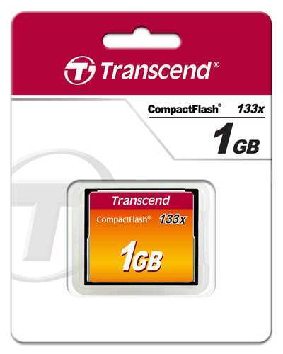 כרטיס זיכרון Transcend 1GB CF x133