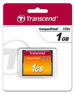 כרטיס זיכרון Transcend 1GB CF x133