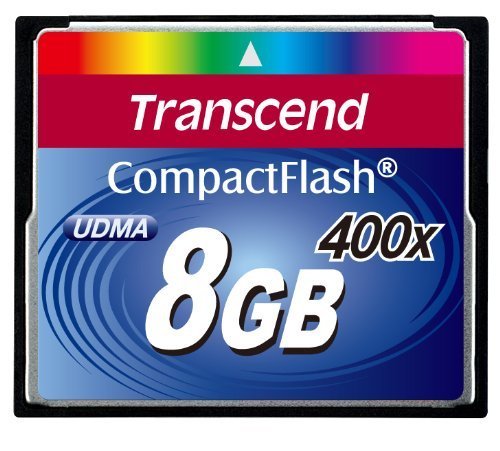 כרטיס זיכרון Transcend 8GB CF x400