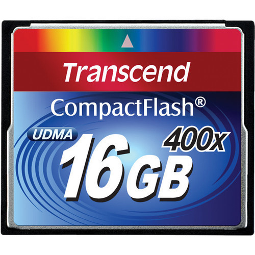 כרטיס זיכרון Transcend 16GB CF x400