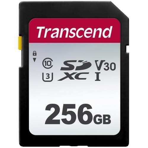 כרטיס זיכרון Transcend 256GB 300S UHS-I SDCX