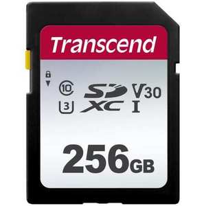 כרטיס זיכרון Transcend 256GB 300S UHS-I SDCX