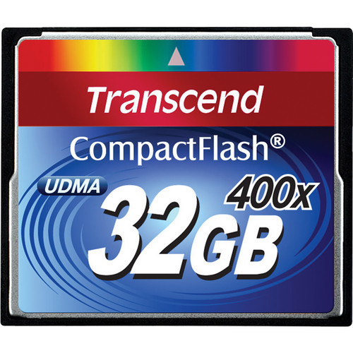 כרטיס זיכרון Transcend 32GB CF x400