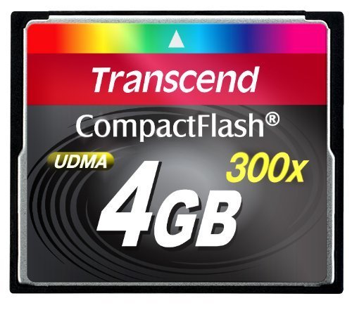 כרטיס זיכרון Transcend 4GB CF x300