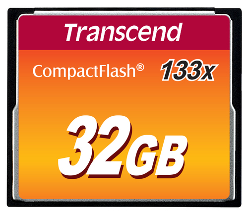 כרטיס זיכרון Transcend 32GB CF x133