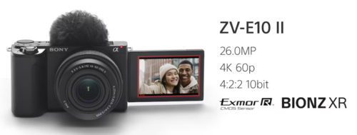 SONY MIRRORLESS ZV-E10  II BODY - ישפאר