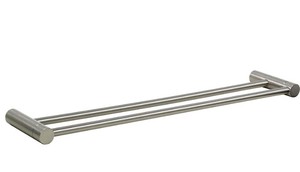 מוט מגבת כפול 60 ס״מ STYLO-4748-BSN מוברש
