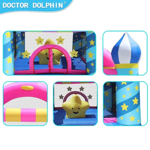 מתקן קפיצה מתנפח טירת הכוכבים Doctor Dolphin דגם D62085