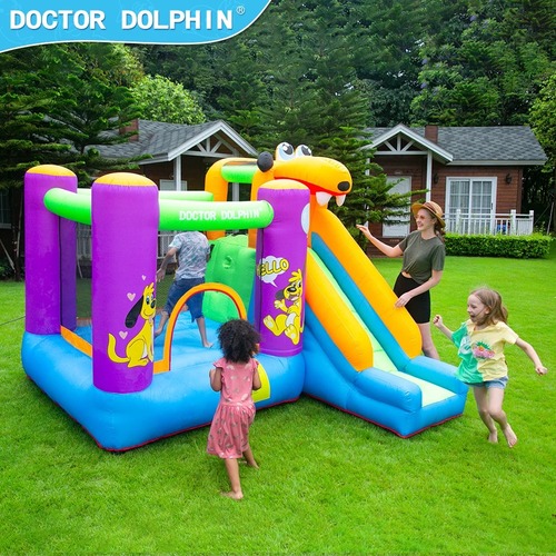 מתקן קפיצה מתנפח לילדים בצורת כלבלב Doctor Dolphin דגם D72007