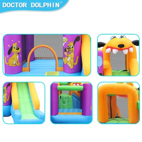 מתקן קפיצה מתנפח לילדים בצורת כלבלב Doctor Dolphin דגם D72007