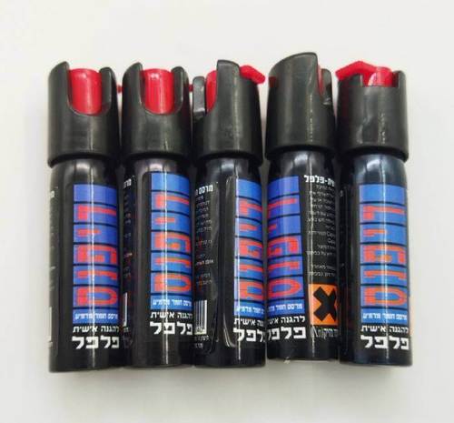 5 תרסיסי גז פלפל בגודל קטן של חברת Defence