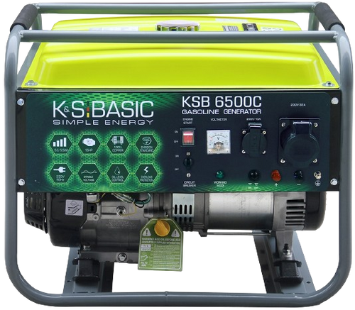 KSB6500C 5500W – גנרטור בנזין Könner & Söhnen