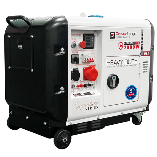 דיזל מושתק PowerForge 7000W 9.3KVA