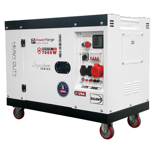 דיזל מושתק PowerForge 7000W 9.3KVA