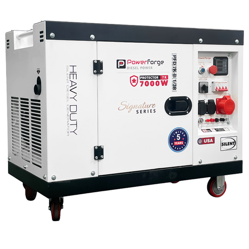דיזל מושתק PowerForge 7000W 9.3KVA