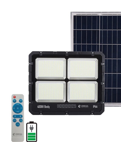 פנס הצפה נטען סולארי 400W דגם HORNET
