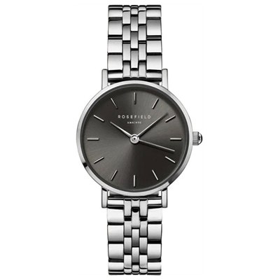 שעון ROSEFIELD לאישה  Small Edit Grey Steel Silver דגם SGSSS-SE03