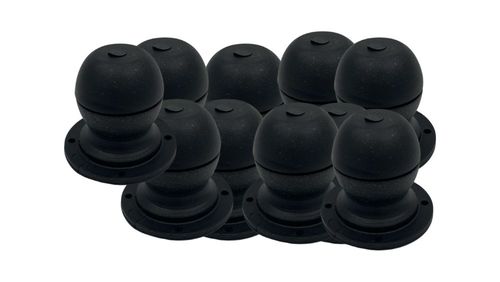 10 תחתיות לספה בצבע שחור
