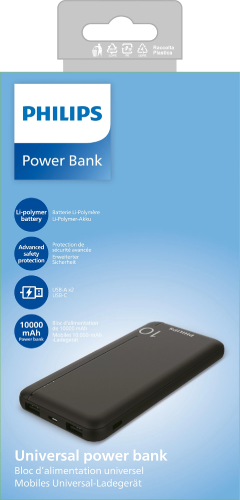מטען נייד Philips Power Bank 10,000mAh