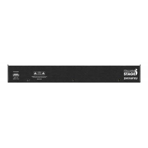 מיקסר 6 ערוצים עם מקליט USB DSP ובלוטות’ Italian Stage 2MIX6FXU