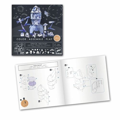 יצירה בתלת מימד חללית תיבת נח פעילות יצירה צביעה משחקים לנסיעות משחק דמיון מטבח עץ תעסוקה הפרעת קשב צעצועי עץ משחקי התפתחות תינוקות דמיון אאוריקה מקופלת טויסים ענטל עדינות