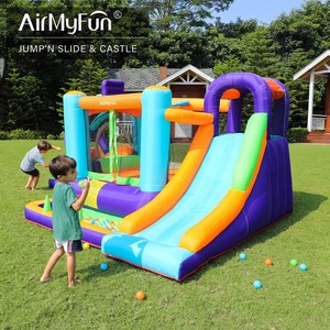 מתקן קפיצה מתנפח עם שתי מגלשות Air My Fun דגם D82003