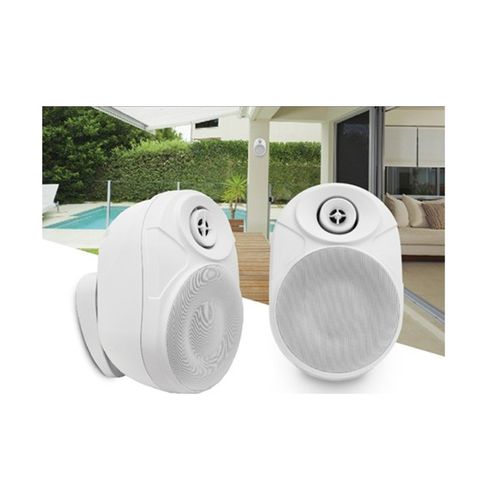 זוג רמקולים חיצוניים אלחוטיים Pure Acoustics Bluesky Active TWS 2x120W צבע לבן!