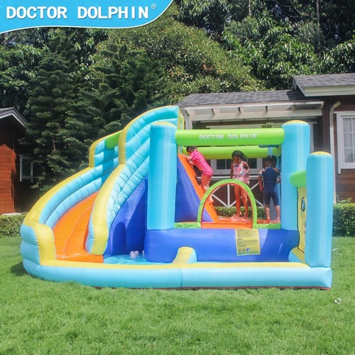 מתנפח קפיצה עם מגלשה דגם DD-73003 מבית Doctor Dolphin