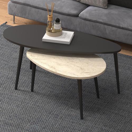 שחור בשילוב אבן בז'