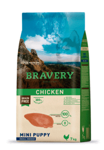 ברייברי גור עוף מיני 7 ק"ג Bravery Grain Free Mini Puppy