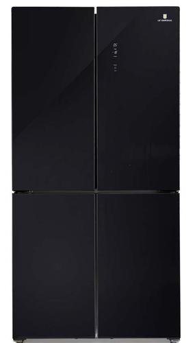 מקרר 4 דלתות לה אימפריאל דגם IM585GBK שחור זכוכית 