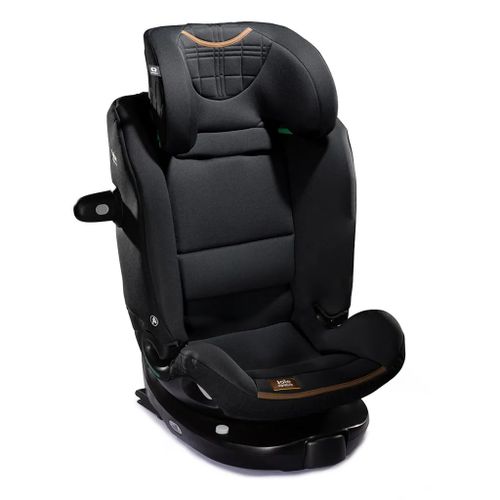כסא בטיחות מסתובב משולב בוסטר i-Spin XL עם הגנת ראש וצד ובד מנדף - שחור Eclipse