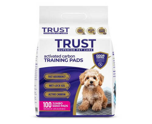 טרסט פדים לאימון עם פחם 100 יח' | Trust Activated Carbon Training Pads 100pcs