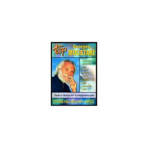 ספר תווים לפסנתר/קול/גיטרה Top Georges Moustaki